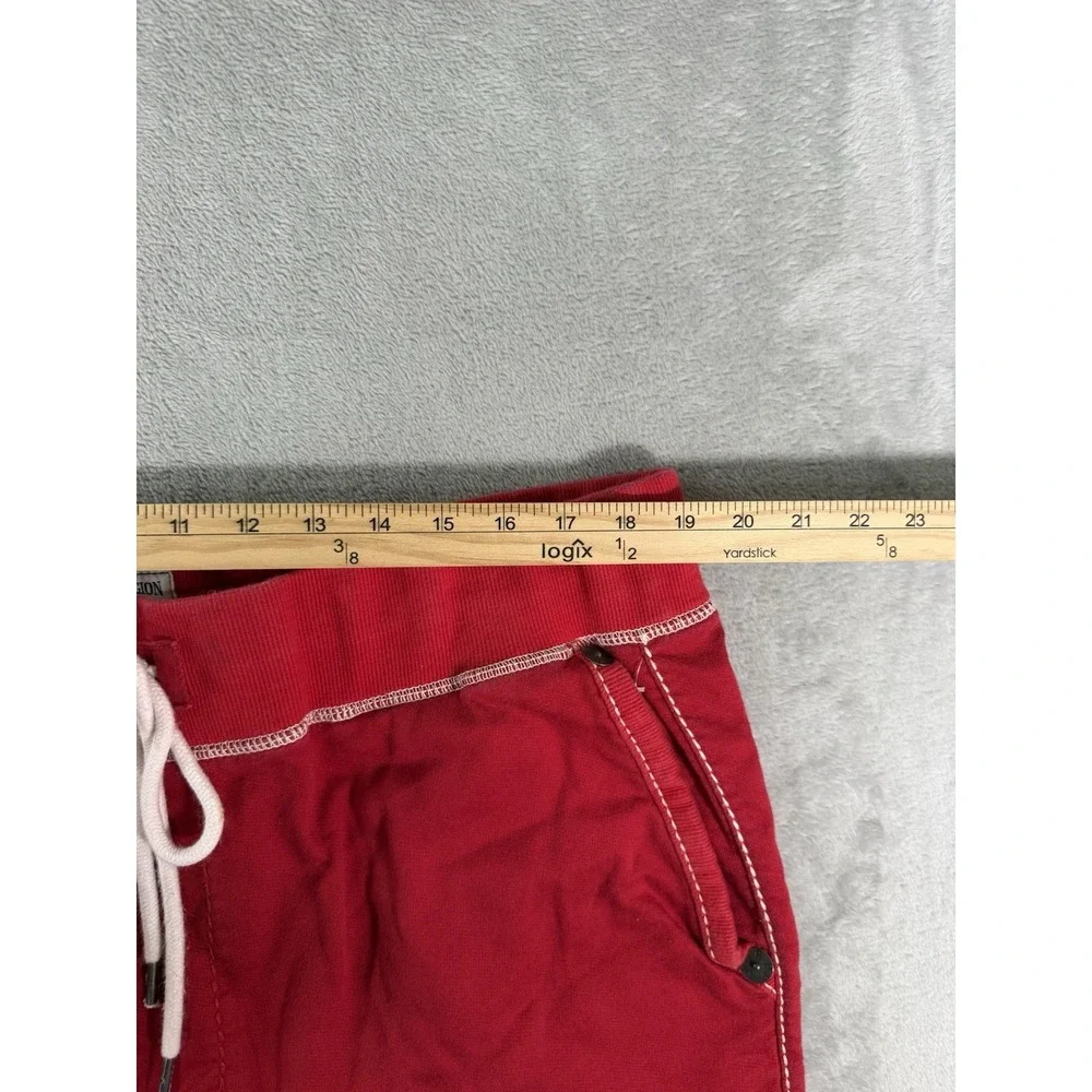 True Religion Sweat Shorts Men's 2XL Red Baggy